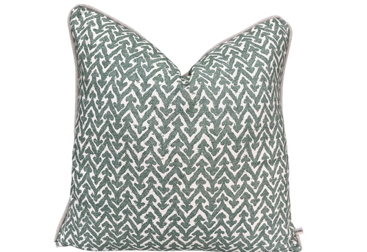 Cushions Made In Fermoie Rabanna Luxury Designer Decorative Green Cotton Cushion Pillow Throw Cover