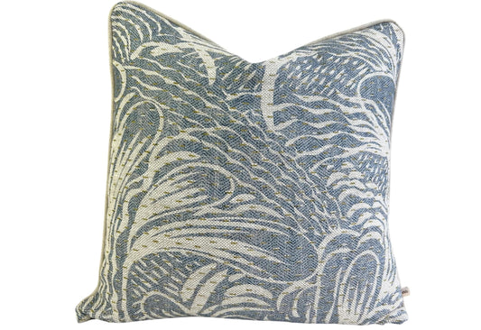 Cushions Made In Fermoie Savernake Linen Luxury Designer Decorative Pale Blue Cushion Pillow Throw Cover