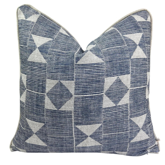 Cushions Made In Fermoie Flag Decorative Dark Blue Neutral Linen Cushion Pillow Throw Cover