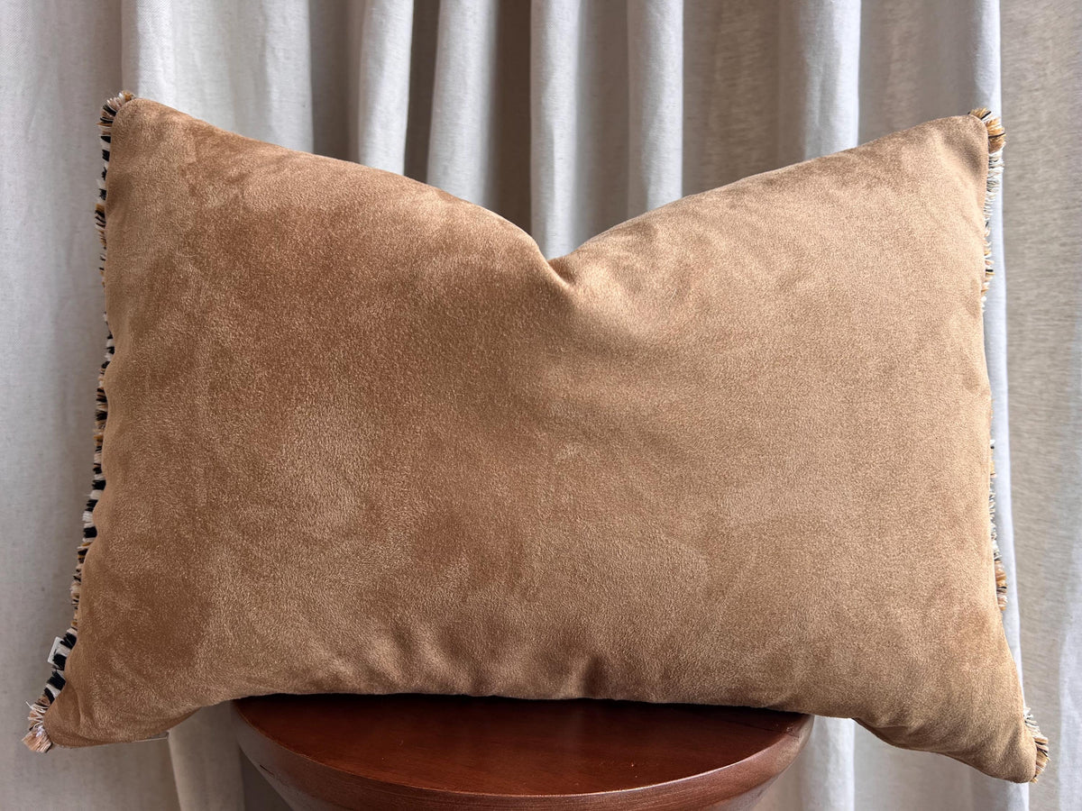 Sister Ashby Pillow Cover Afua in Walnut Colourway Starburst Blue Tan Olive Ivory Pillow Cushion Cover