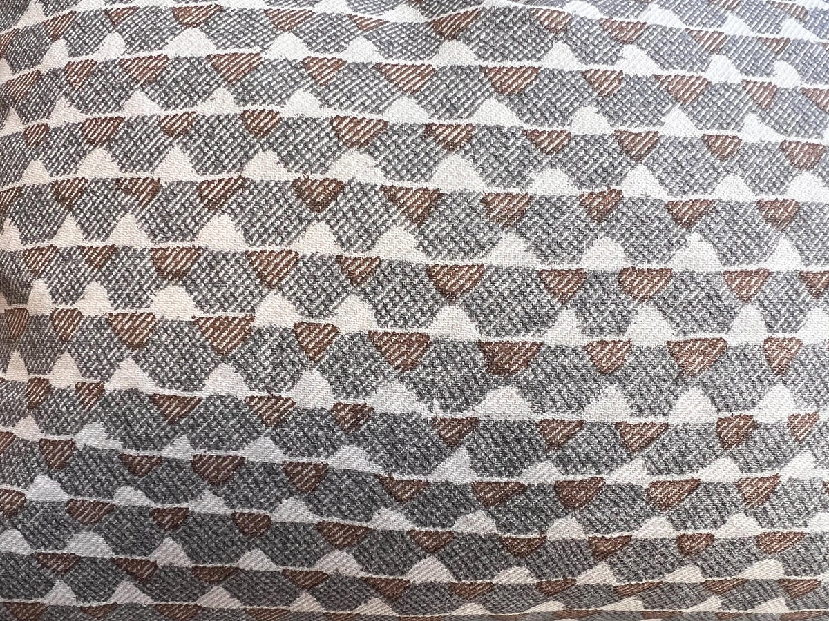 Cushions Made In Fermoie Brown Grey Fringe Tara Fabric Linen Cushion Pillow Throw Cover
