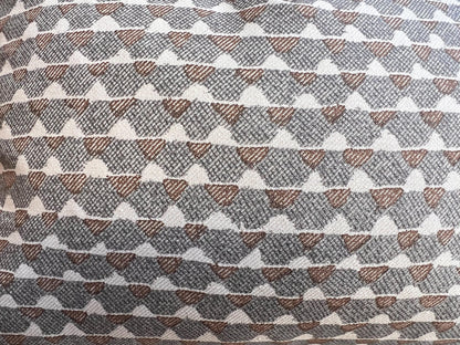 Cushions Made In Fermoie Brown Grey Fringe Tara Fabric Linen Cushion Pillow Throw Cover