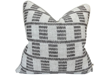 Cushions Made In Fermoie Cove Linen Luxury Designer Decorative Grey Neutral Cushion Pillow Throw Cover