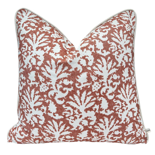 Cushions Made In Fermoie Aylsham Luxury Designer Decorative Coral Cotton Cushion Pillow Throw Cover