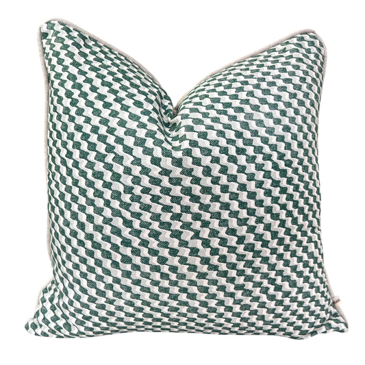 Cushions Made In Fermoie Ruffle Green Cotton Decorative Sofa Throw Pillow Cover