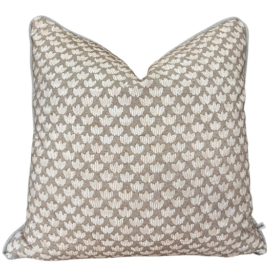 Cushions Made In Fermoie Eythorne Luxury Beige Neutral Cotton Cushion Pillow Throw Cover