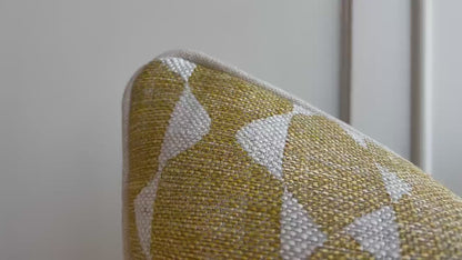Fermoie Whittle Cushion Cover Luxury Rich Yellow Linen Throw Pillow