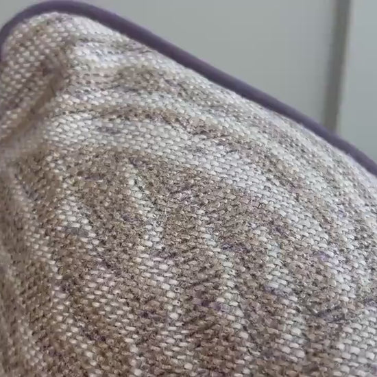 Cushions Made In Fermoie Savernake Linen Luxury Designer Decorative Pale Beige Cushion Pillow Throw Cover