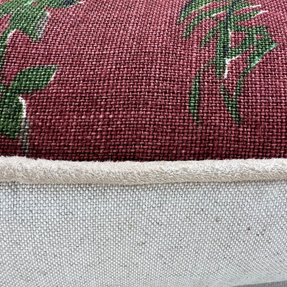 Schumacher Luxury Designer Pointers Burgundy Cushion Pillow Cover