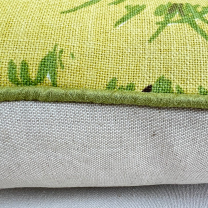 Schumacher Luxury Designer Pointers Yellow  Decorative Cushion Pillow Throw Cover