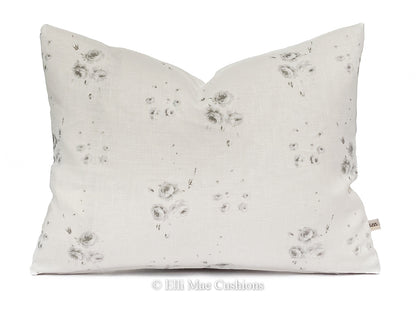 Cabbages and Roses Catherine Rose Blue White Cushion Pillow Cover