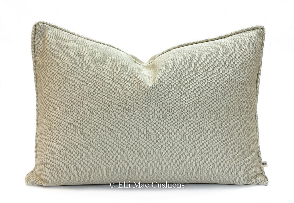 Ardecora  Bacco Designer Luxury Cream Beige Decorative Sofa Cushion Throw Pillow Cover