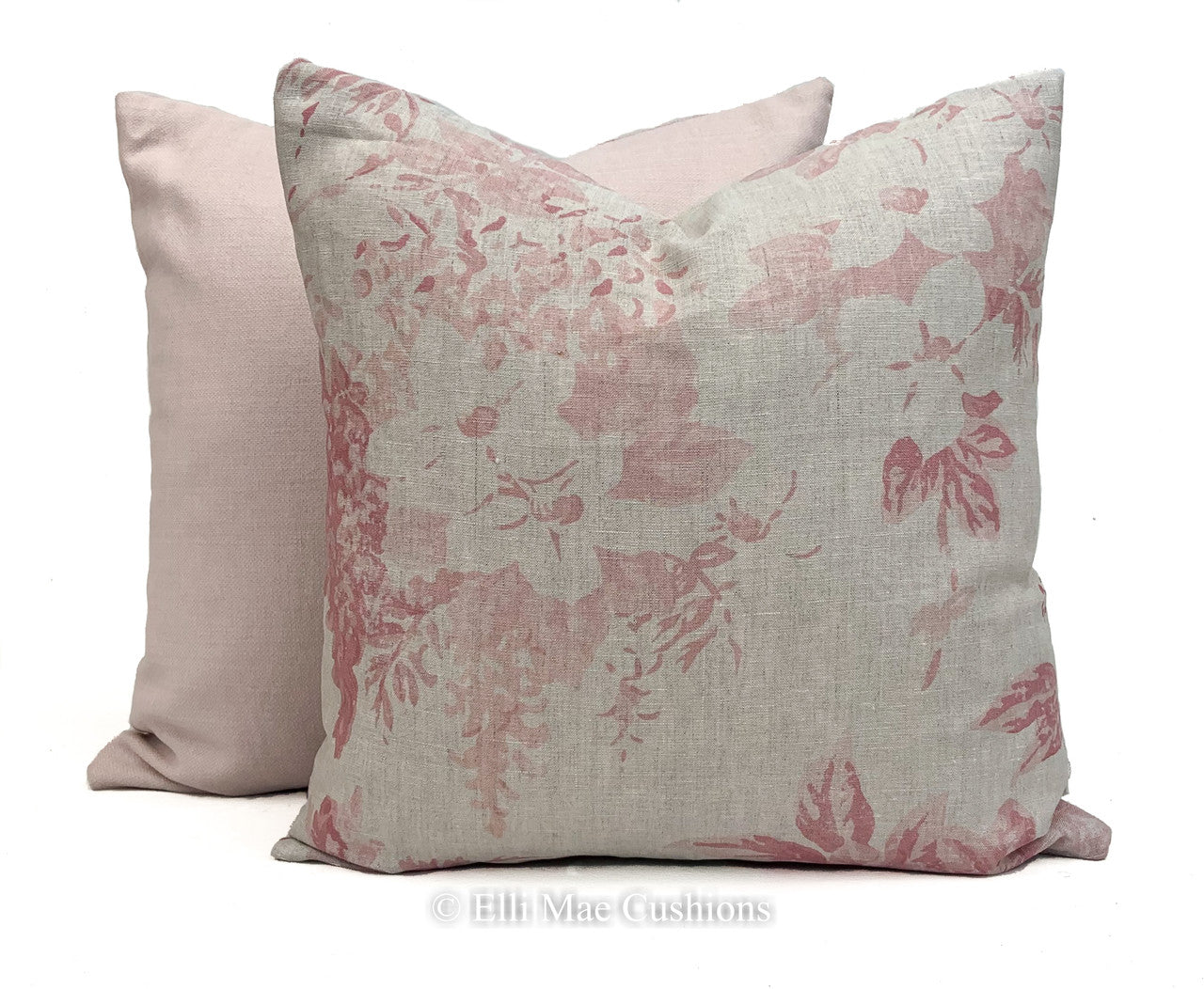 Cabbages and Roses Luxury Designer Vintage Mary Pink Cushion Sofa Cover