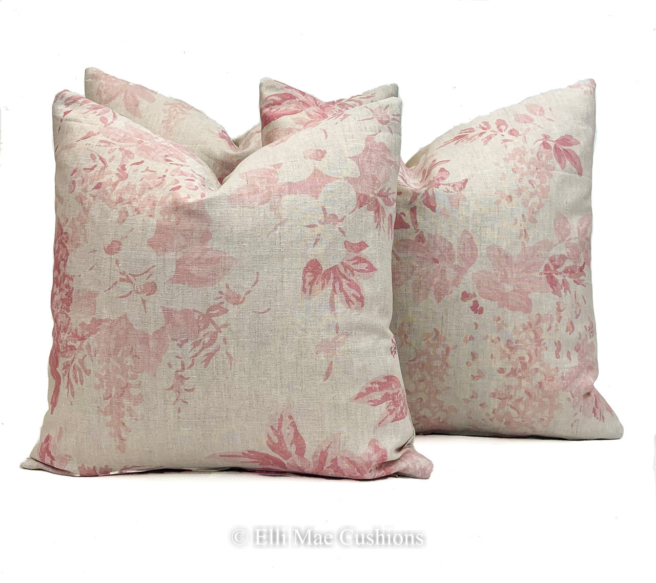 Cabbages and Roses Luxury Designer Vintage Mary Pink Cushion Sofa Cover