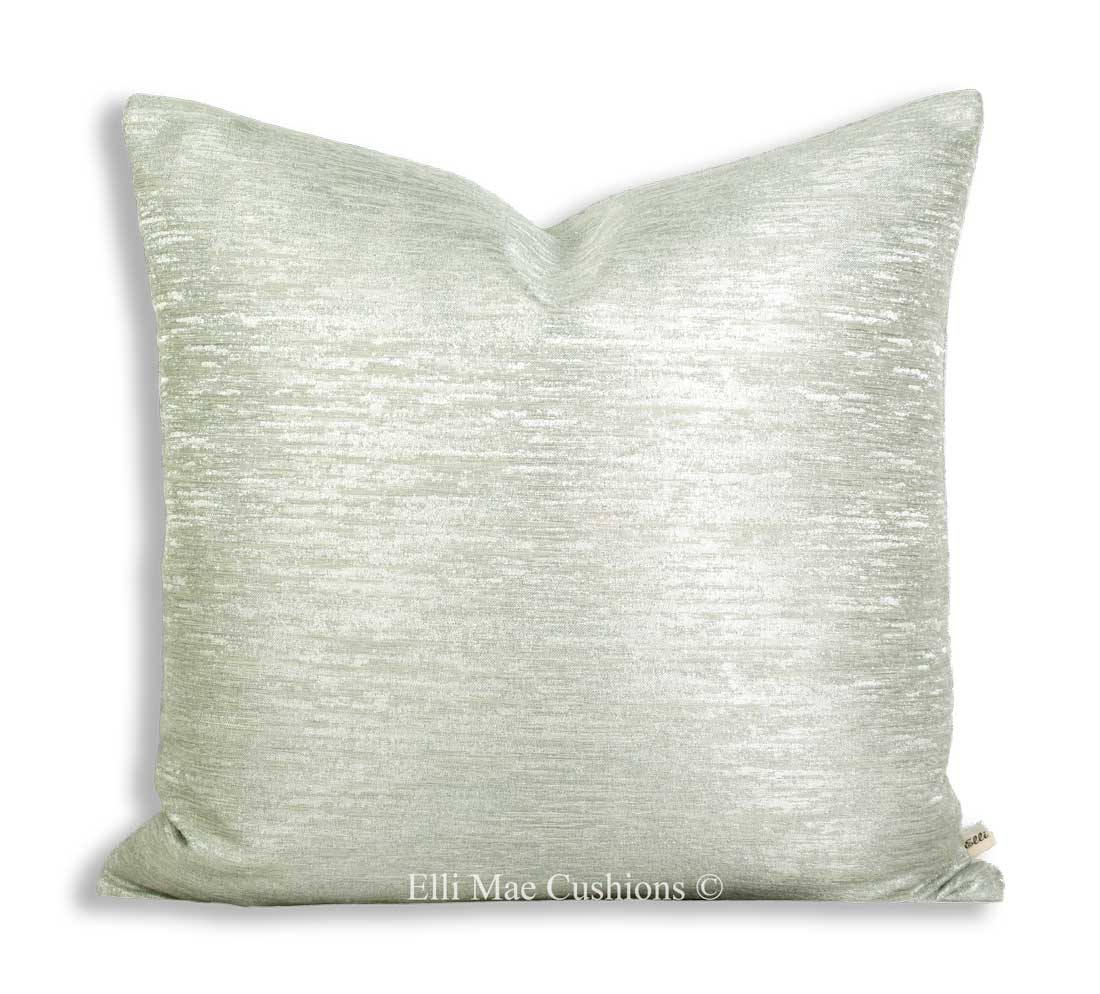 Luxury Designer Silver Contemporary Plain Textured Weave Fabric Cushion Cover Pillow
