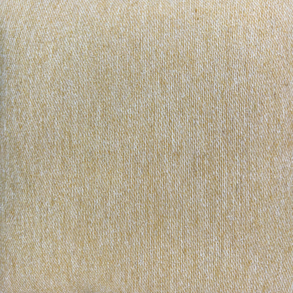 Luxury Designer Plain Corn Yellow Gold Textured Linen Fabric Cushion Pillow Cover