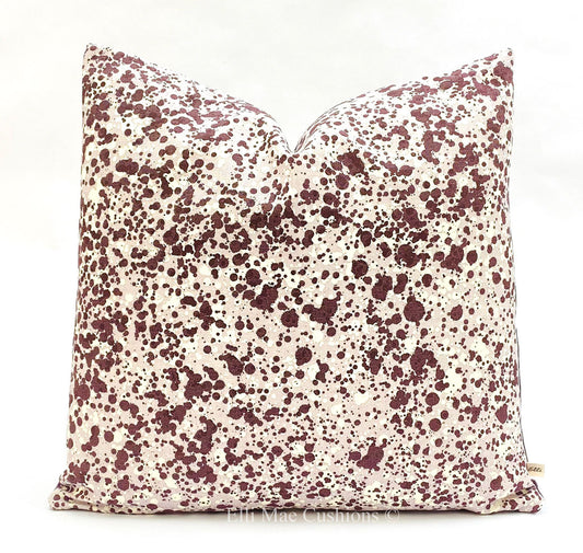 Spotted paint cushion cover