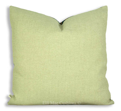 William Morris Strawberry Thief Designer Fabric Blue Sofa Cushion Pillow Cover